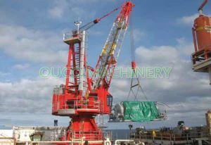 60t石油プラットフォームAPI-2C標準クレーン格子ブームクレーン